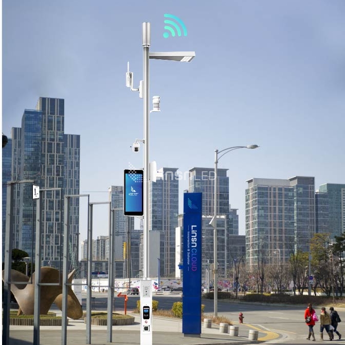 smart pole led screen cover