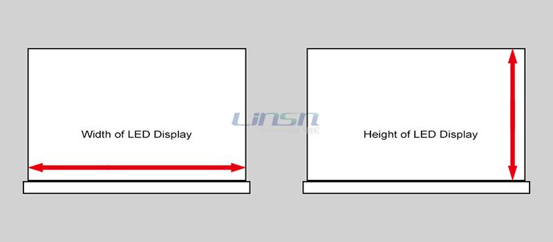 How to Measure the Size of LED Display Screen