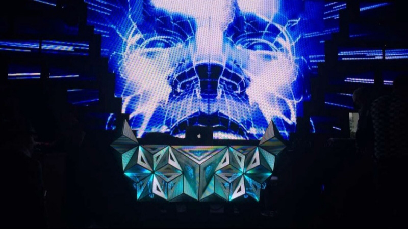 dj LED booth screen