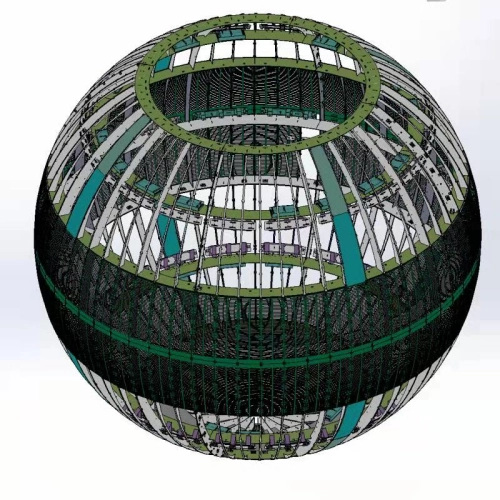 led ball display structure