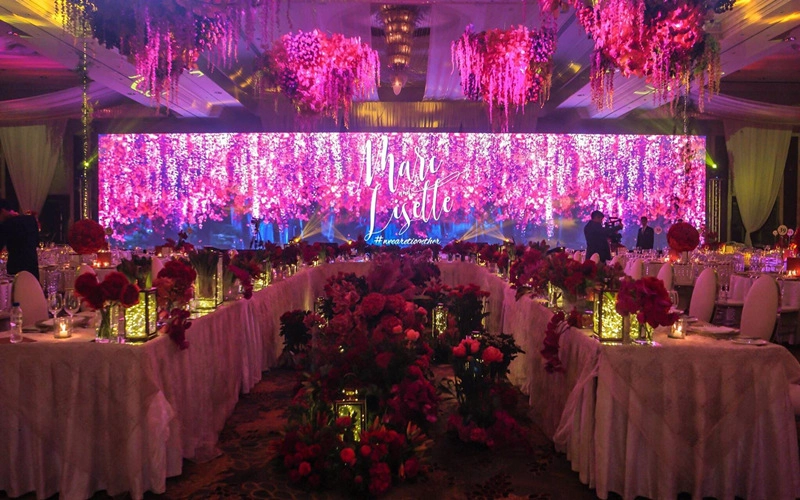 wedding led display screen