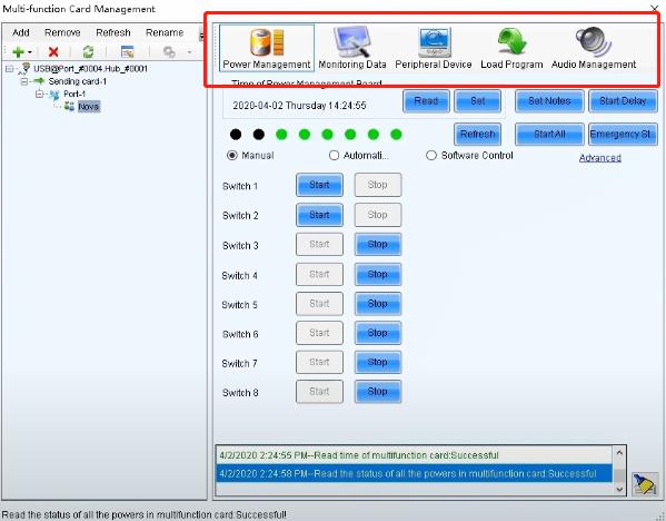 power management novastar mnf300