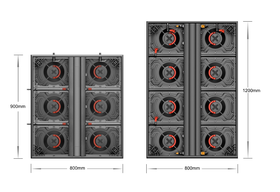 Outdoor Frontal Service Energy Saving LED Display