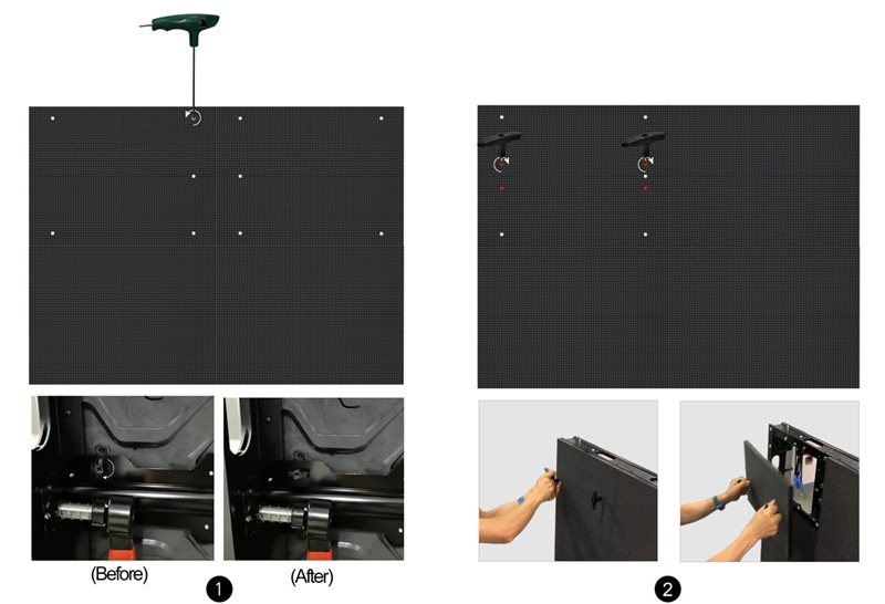 Outdoor Frontal Service Energy Saving LED Display