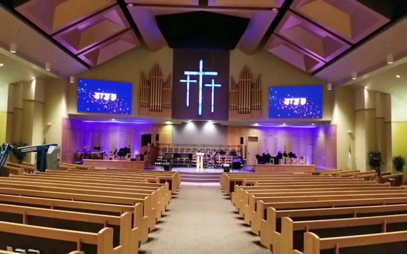 large led screens for churches