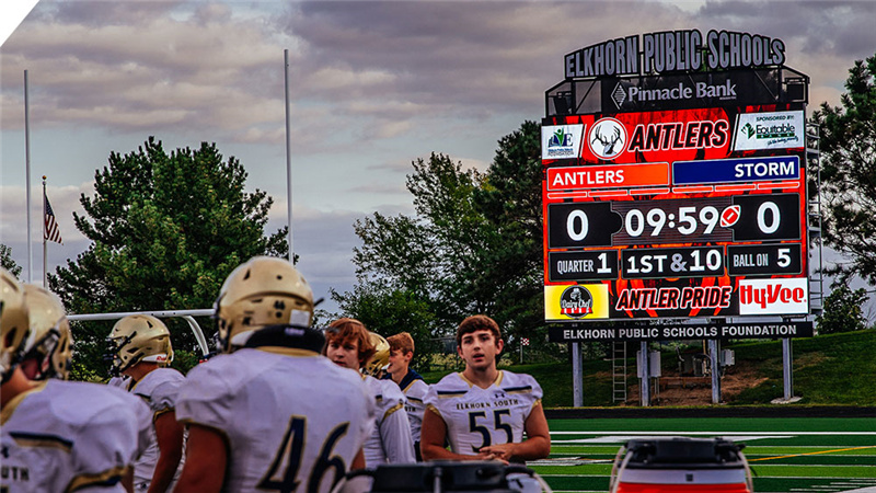 outdoor LED display hire for high school events