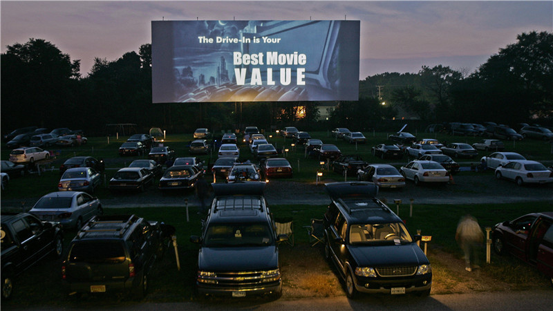 outdoor rental LED screen for drive-in events