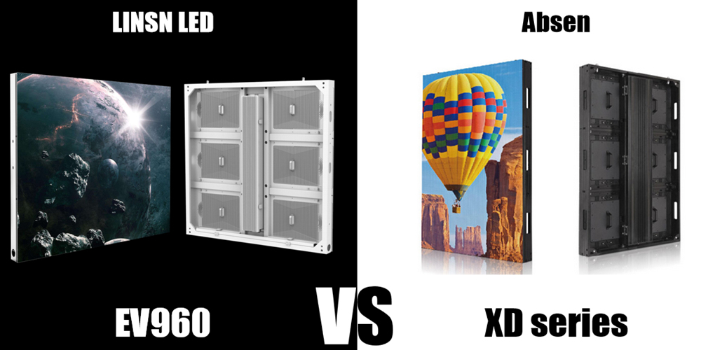 EV960 Xingwei LED display VS Absen