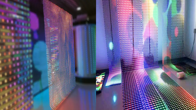 mesh flexible led display price