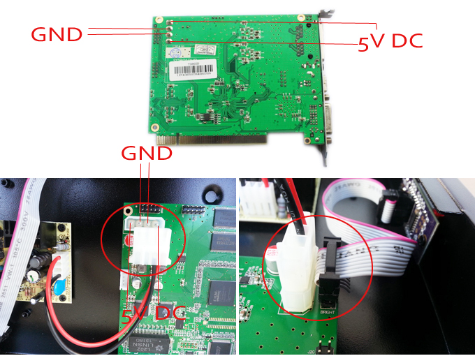 Outer Power Supply For Xingwei TS802 LED Sending Card