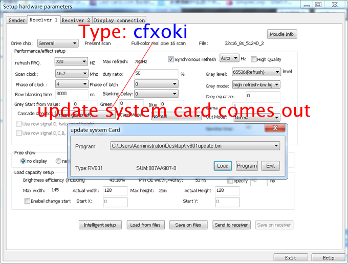 Xingwei RV801D Receiver Update Program and Instruction