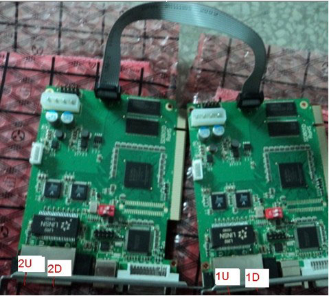 Led sending Card cascade connection Diagram