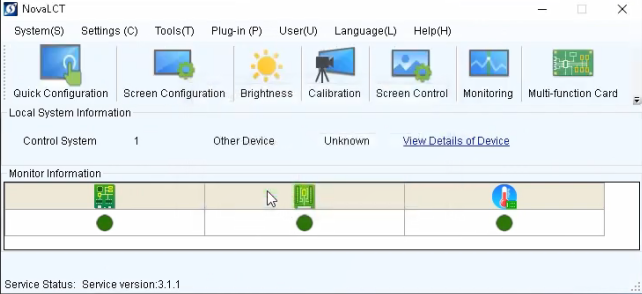 LED Display brightness