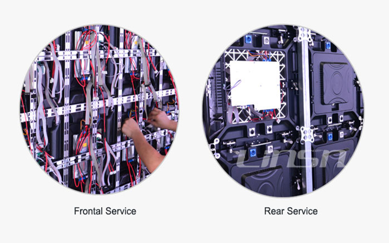 dual service led display